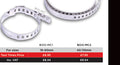 10Pc Stainless Steel Ear Clamps 19–40mm