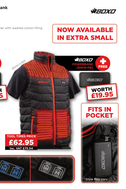 Heated Body Warmer with FREE Powerbank