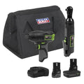 2 x SV10.8 Series Cordless Power Tool Kit 10.8V - 2 Batteries