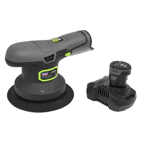 SV10.8 Series 150mm Cordless Dual Action Sander/Polisher Kit 10.8V 2Ah