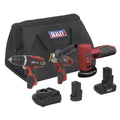 3 x SV12 Series Cordless Power Tool Kit 12V - 2 Batteries