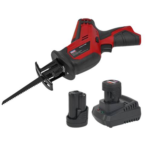 SV12 Series Cordless Reciprocating Saw Kit 12V 2Ah - 2 Batteries