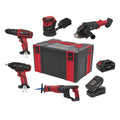 5 x SV20 Series Cordless Power Tool Kit 20V - 2 Batteries