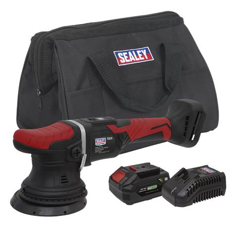 Premier SV20 Series 125mm Cordless Orbital Polisher Kit 20V 4Ah
