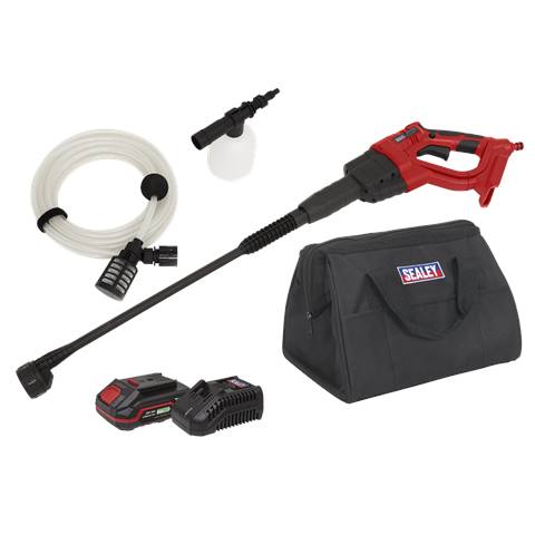 SV20 Series 22Bar Cordless Pressure Washer Kit 20V 2Ah