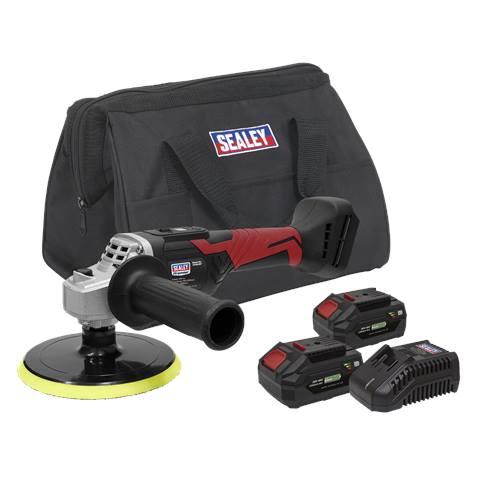 Premier SV20 Series 150mm Cordless Rotary Polisher 20V 4Ah - 2 Batteries