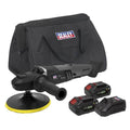 Premier SV20 Series 180mm Brushless Cordless Rotary Polisher 20V 4Ah - 2 Batteries