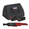SV20 Series 3/8"Sq Drive Cordless Ratchet Wrench Kit 60Nm 20V 4Ah