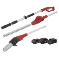 SV20 Series Cordless Telescopic Hedge Trimmer & Chainsaw Kit 20V - 2 Batteries