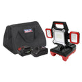 SV20 Series 2-in-1 Cordless/Corded 45W SMD LED Worklight Kit 20V 4Ah