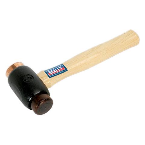 Premier Copper/Rawhide Faced Hammer with Hickory Shaft 3.5lb