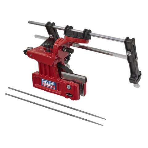 Bar Mounted Chainsaw Chain Sharpening Guide
