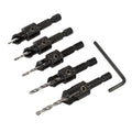 Countersink Drill Bit Set 5pc