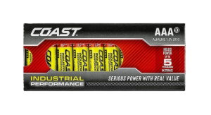 Coast Industrial Performance AAA Batteries 10pc