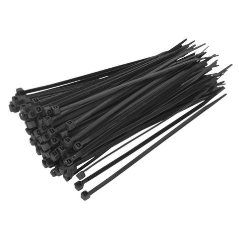 Cable Tie 150 x 3.6mm, Black - Pack of 100