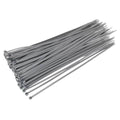 Cable Tie 300 x 4.4mm, Silver - Pack of 100