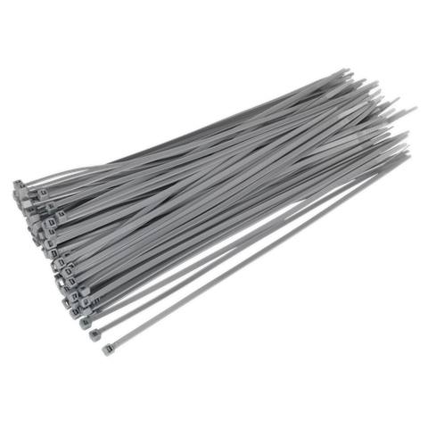 Cable Tie 300 x 4.4mm, Silver - Pack of 100