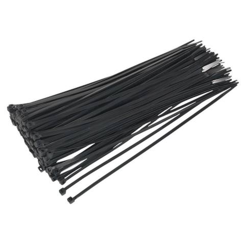 Cable Tie 300 x 4.8mm, Black - Pack of 100