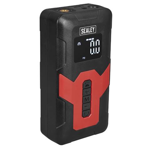 Rechargeable Tyre Inflator & Power Bank with Worklight 12V