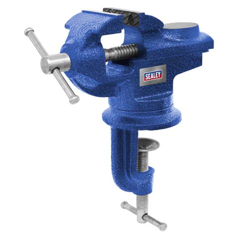 Portable Bench & Table Vice with 360° Swivel Base 50mm