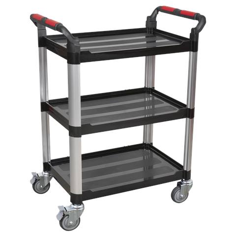 Composite Workshop Trolley 3-Level/3 Wall