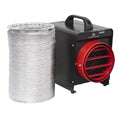 Industrial Fan Heater with Ducting 3kW/230V