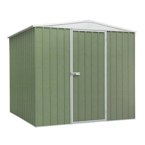 Dellonda Galvanized Steel Storage Shed with Apex Style Roof 230 x 230 x 220cm - Green