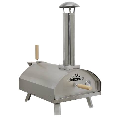 Dellonda Wood-Fired Pizza Oven 14" - Stainless Steel