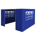 Dellonda Premium Side Walls/Doors/Windows for Gazebo/Marquee, Fits 2 x 2m Models - Blue