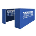 Dellonda Premium Side Walls/Doors/Windows for Gazebo/Marquee, Fits 3 x 4.5m Models - Blue
