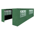Dellonda Premium Side Walls/Doors/Windows for Gazebo/Marquee, Fits 3 x 6m Models - Dark Green