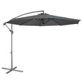 Dellonda Banana Parasol with Cover 3m - Grey