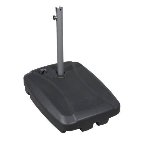 Dellonda Fillable Parasol Base with Wheels, Water/Sand Fill 60L