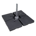 Dellonda Fillable Parasol Base, Water/Sand Fill 92L 4pc