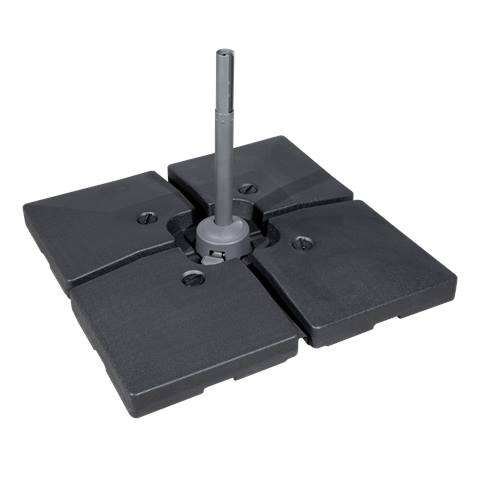Dellonda Fillable Parasol Base, Water/Sand Fill 92L 4pc
