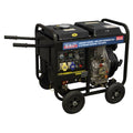 5000W Diesel Welder Generator 4-Stroke Engine 110/230V