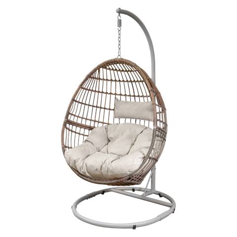 Dellonda Single Swinging Egg Chair with Cushion