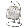 Dellonda Double Swinging Egg Chair with Cushion