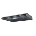 Baridi Visor Cooker Hood Extractor Fan 60cm - Black