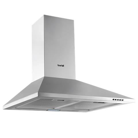 Baridi Cooker Hood with Carbon Filters 60cm - Stainless Steel