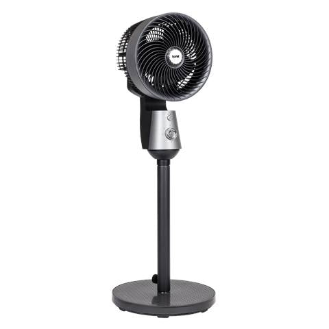 Baridi 10" Pedestal Fan with Manual Control 230V - Grey