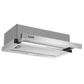 Baridi Telescopic Cooker Hood with Aluminium Filters 60cm - Stainless Steel