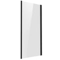 Side Panel for Sliding Shower Doors, 6mm Tempered Glass - Black