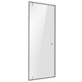 Hinged Shower Door 800 x 1850mm, 6mm Tempered Glass, Reversible - Chrome