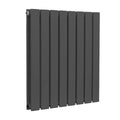 Baridi Horizontal Radiator Contemporary Double Flat Panel Design 600 x 560mm – Anthracite