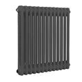 Baridi Horizontal Traditional 2 Column Radiator 600 x 607mm – Anthracite