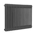 Baridi Horizontal Traditional 2 Column Radiator 600 x 832mm – Anthracite