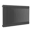Baridi Horizontal Traditional 2 Column Radiator 600 x 1012mm – Anthracite
