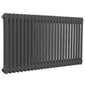 Baridi Horizontal Traditional 2 Column Radiator 600 x 1147mm – Anthracite
