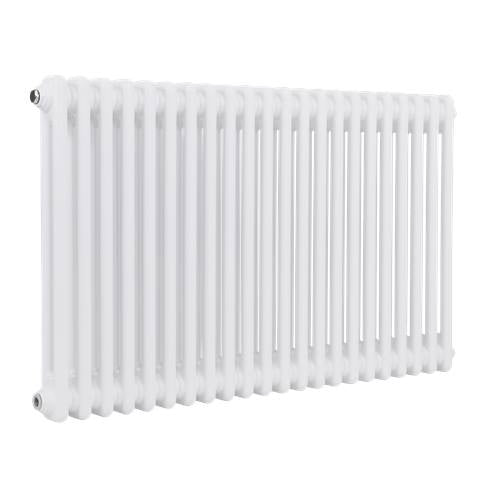 Baridi Horizontal Traditional 2 Column Radiator 600 x 1012mm – White